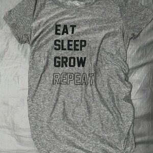 Eat, Sleep, Grow, Repeat Maternity Top
